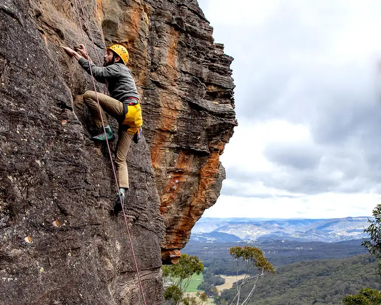 Full-Day Outdoor Rock Climbing in the Blue Mountains