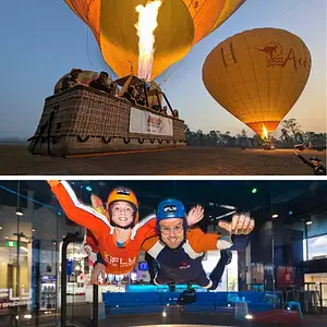 Gold Coast Balloon Ride, Breakfast & iFLY Skydiving